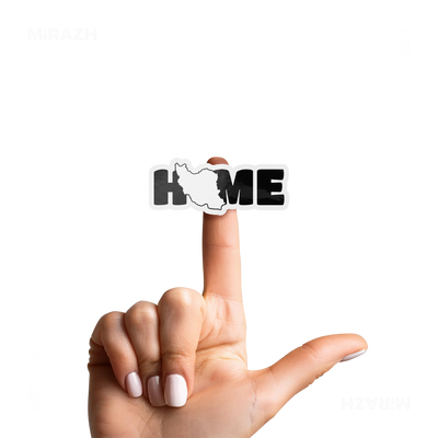IranMyHome Die Cut Outdoor Sticker 02 Clear