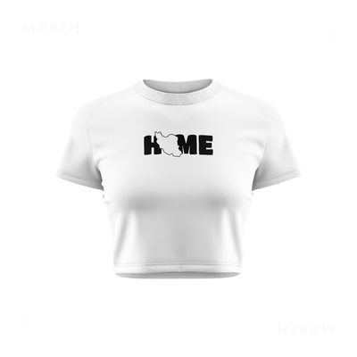 IranMyHome Fitted Crop Top 01 White