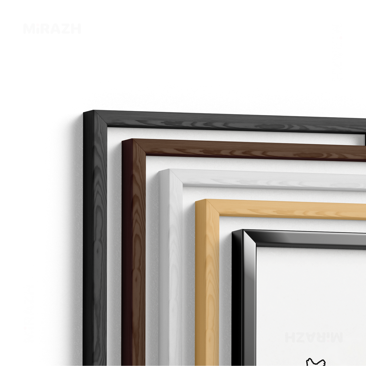 IranMyHome Framed Poster 02 Black Aluminum