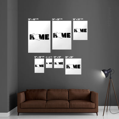 IranMyHome Framed Poster 05 Black Aluminum