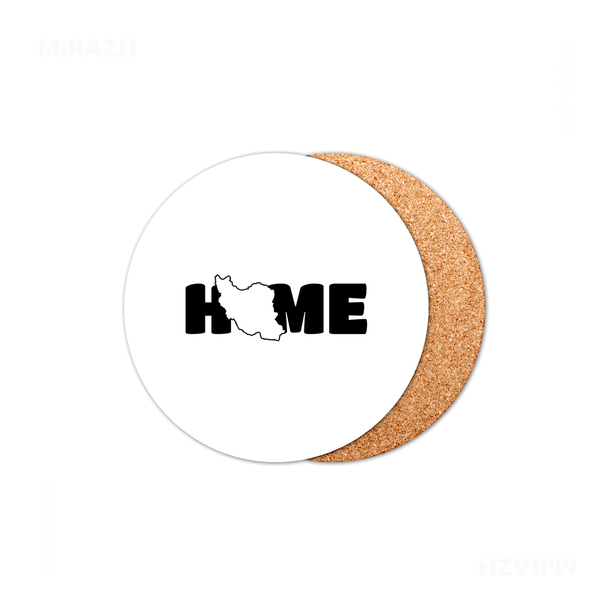 IranMyHome High Gloss Coaster 01 Round