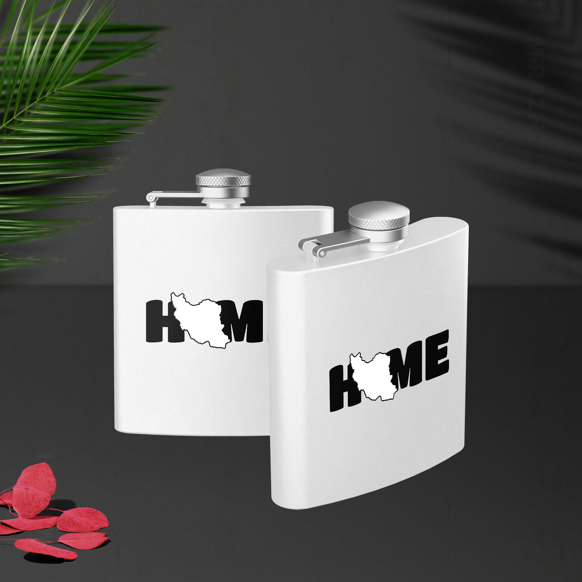 IranMyHome Hip Flasks 02 White