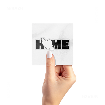 IranMyHome Kiss Cut Sticker 02 Clear
