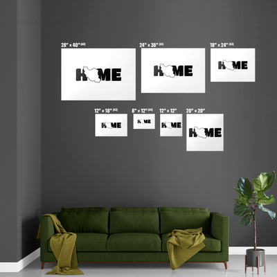 IranMyHome Magnetic Hanger Poster 07 Natural Wood