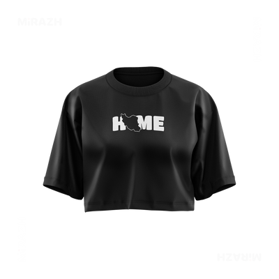 IranMyHome Over Sized Crop Top 01 Black