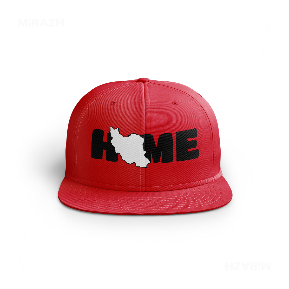IranMyHome Snapback Caps 01 Red DTF