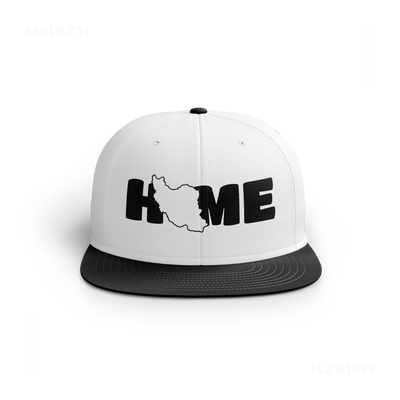 IranMyHome Snapback Caps 01 White Black DTF