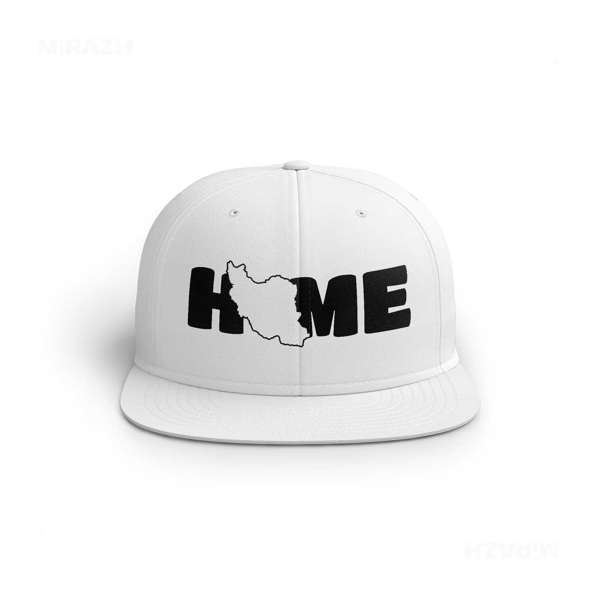 IranMyHome Snapback Caps 01 White DTF