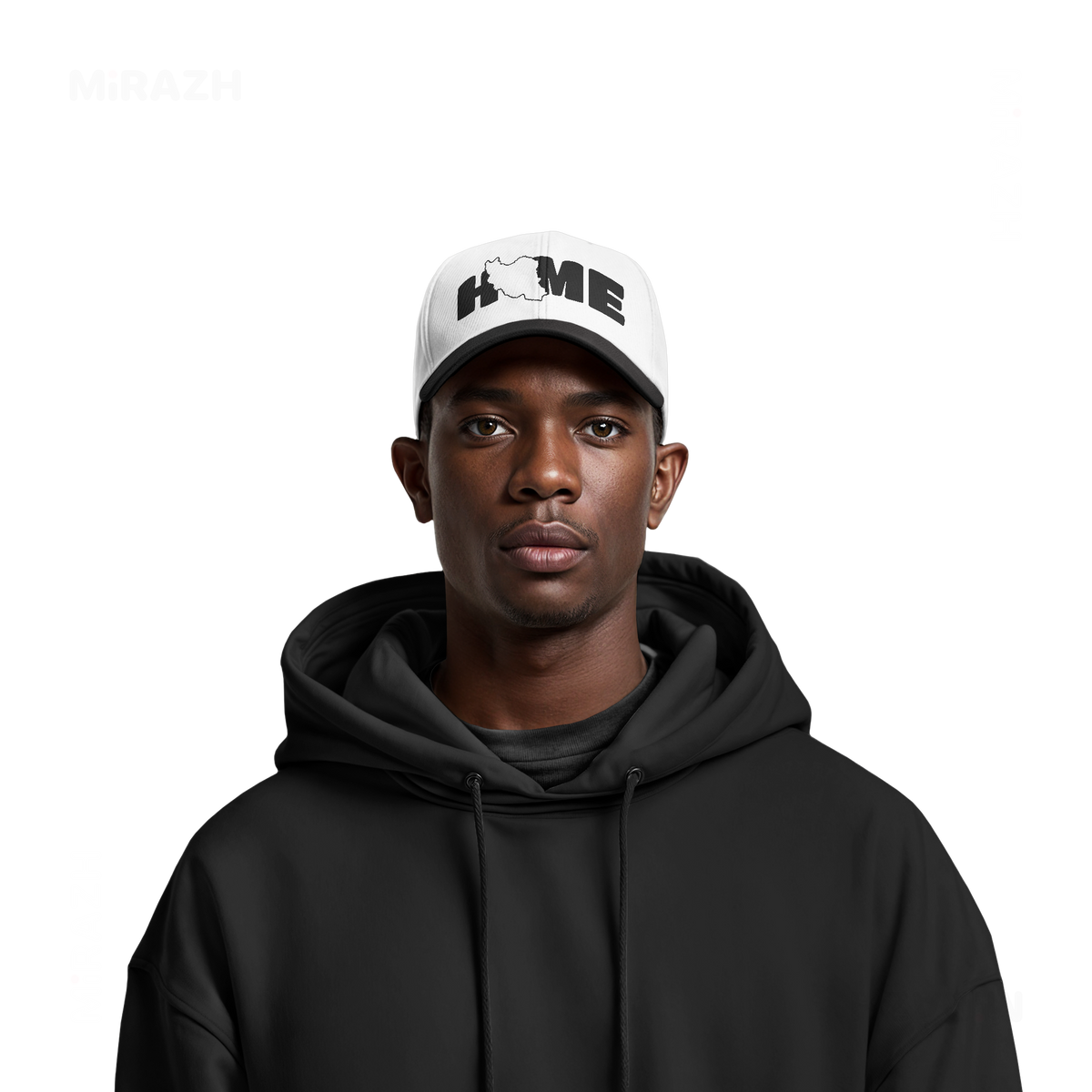 IranMyHome Snapback Caps 06 White Black DTF