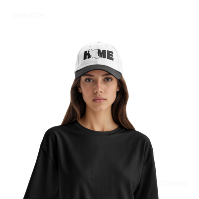 IranMyHome Snapback Caps 07 White Black DTF