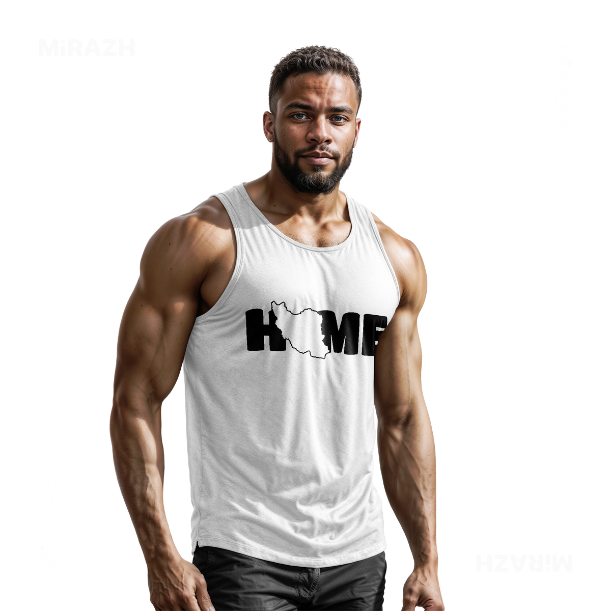 IranMyHome Tank Tops 02 White