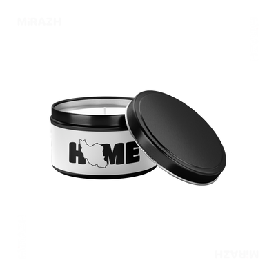 IranMyHome Tin Candle 03 Black