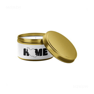 IranMyHome Tin Candle 03 Gold