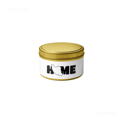 IranMyHome Tin Candle 04 Gold
