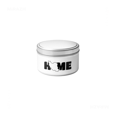 IranMyHome Tin Candle 04 Silver