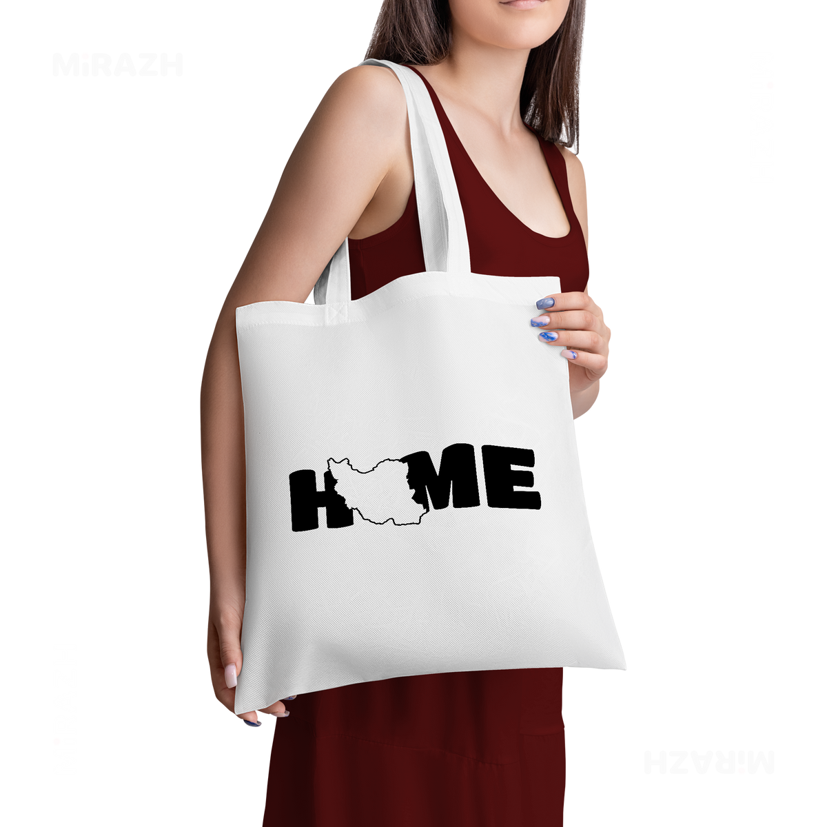 IranMyHome Tote Bags 02 White