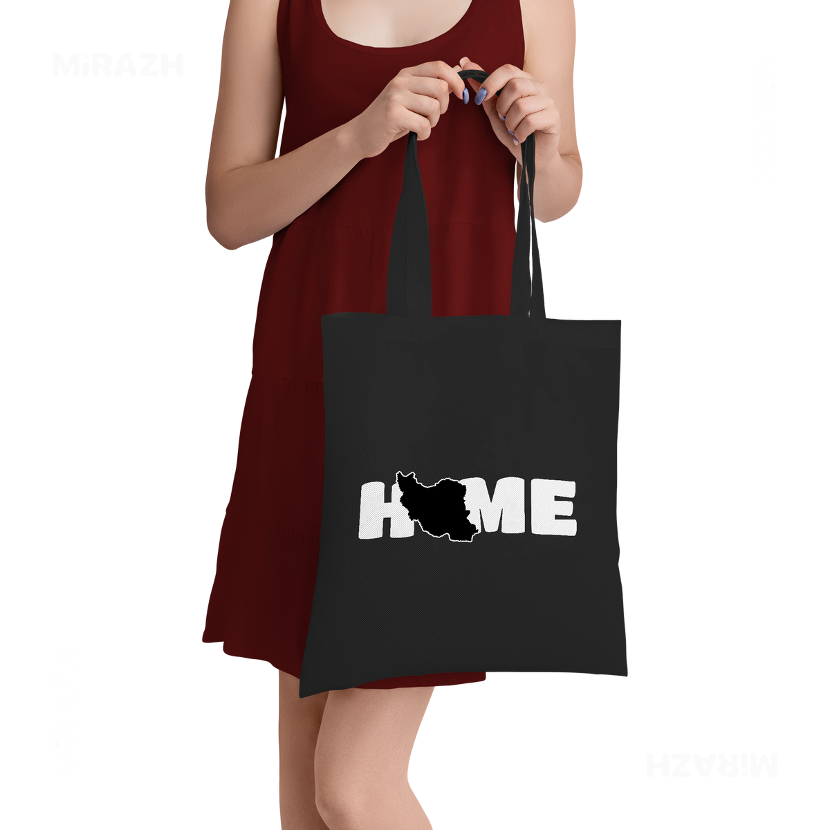 IranMyHome Tote Bags 05 Black