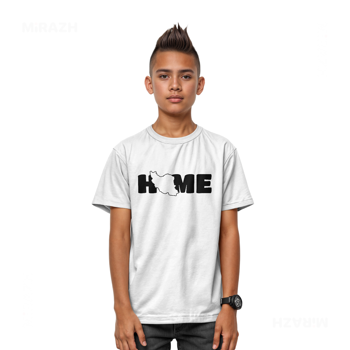 IranMyHome Youth T Shirt 03 White