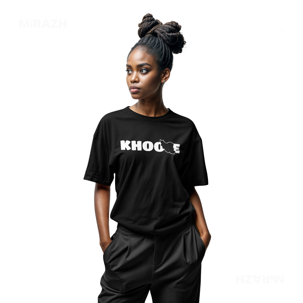 IranMyKhoone Adult T Shirt 04 Black