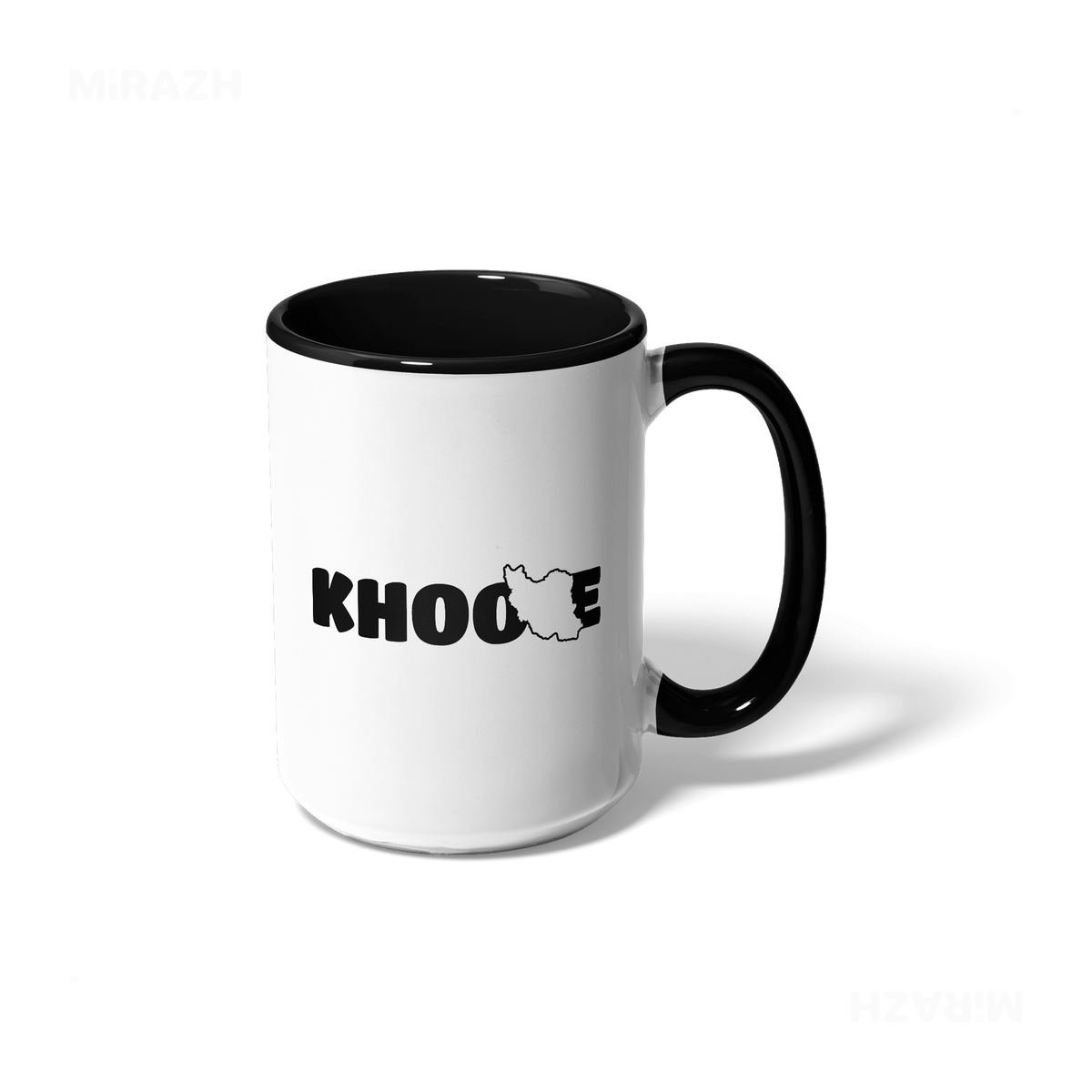 IranMyKhoone Ceramic Mug 01 White Black