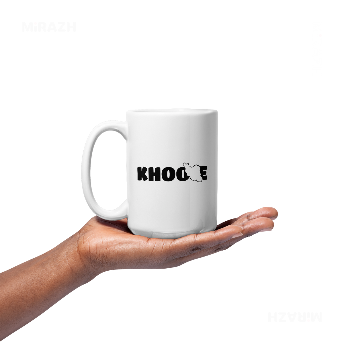 IranMyKhoone Ceramic Mug 03 White
