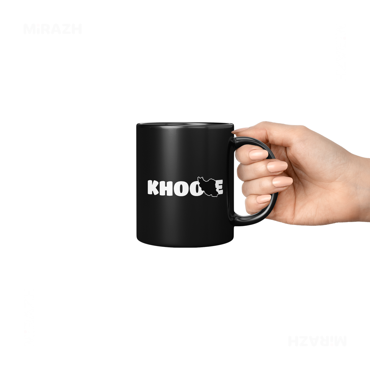 IranMyKhoone Ceramic Mug 06 Black