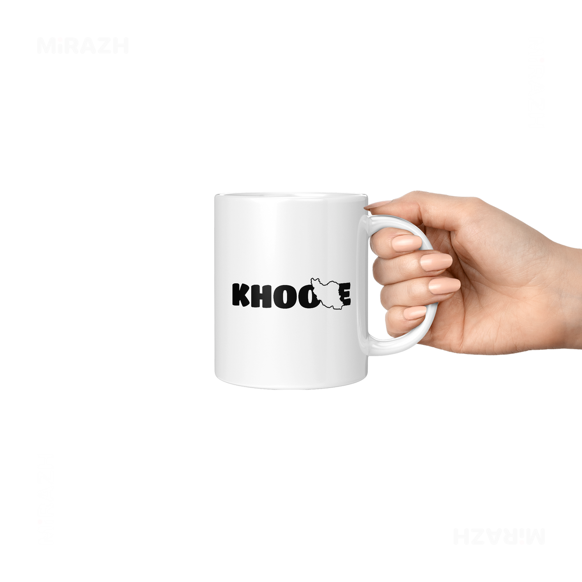 IranMyKhoone Ceramic Mug 06 White