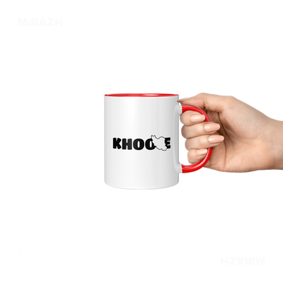 IranMyKhoone Ceramic Mug 06 White Red