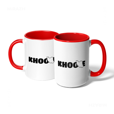 IranMyKhoone Ceramic Mug 07 White Red