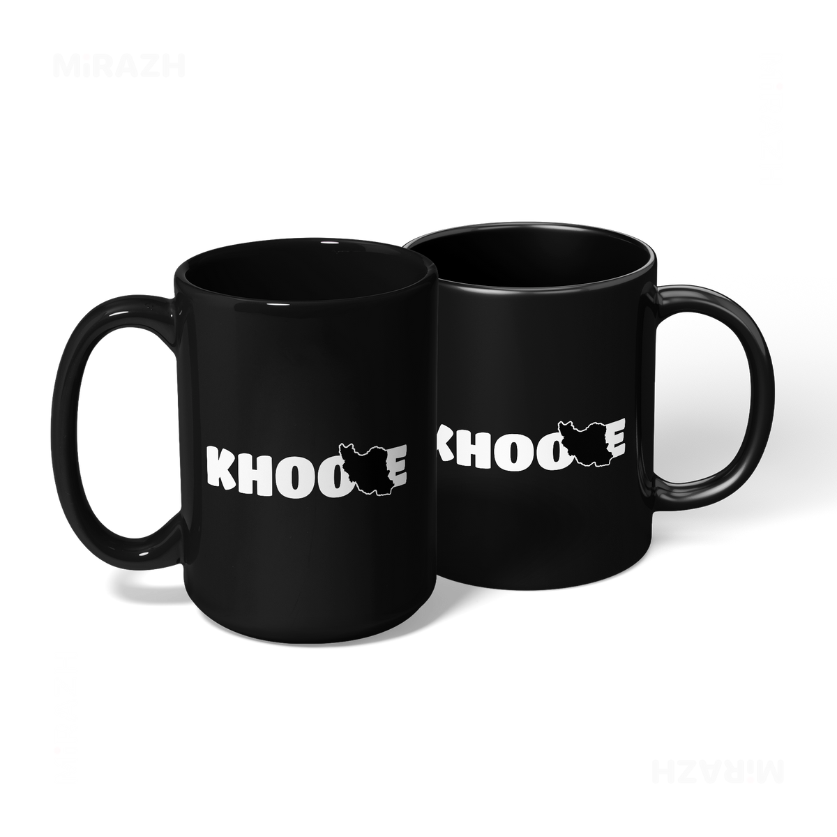 IranMyKhoone Ceramic Mug 08 Black