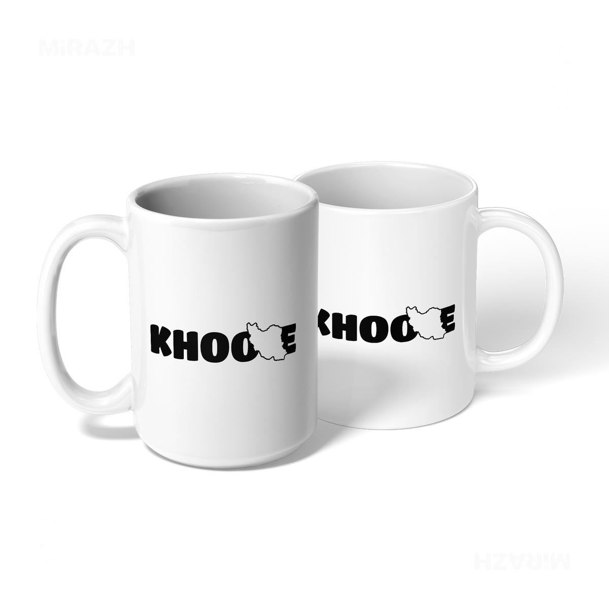 IranMyKhoone Ceramic Mug 08 White