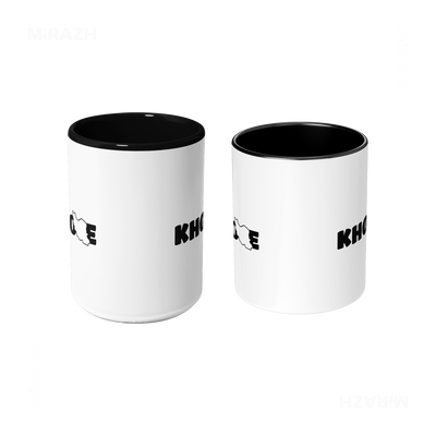 IranMyKhoone Ceramic Mug 09 White Black