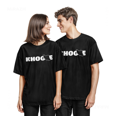 IranMyKhoone Couple T Shirt 05 Black