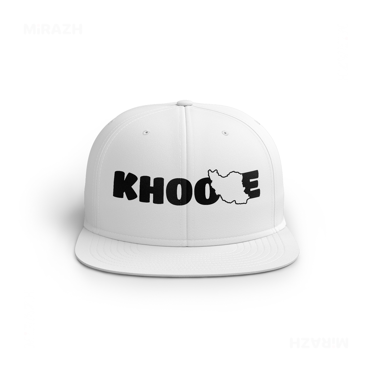 IranMyKhoone Snapback Caps 01 White DTF