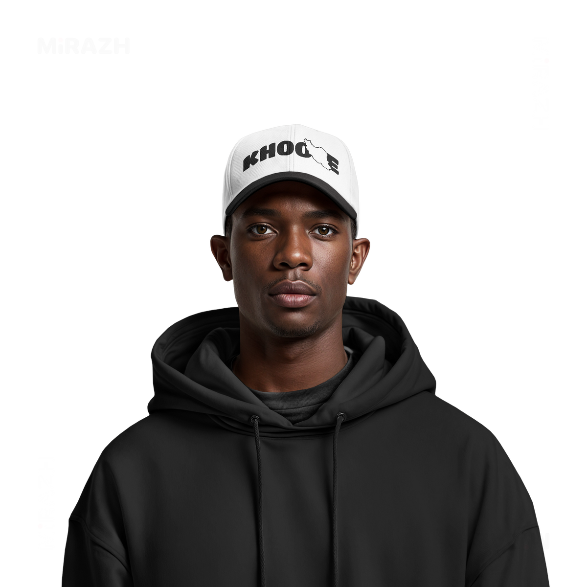 IranMyKhoone Snapback Caps 06 White Black DTF