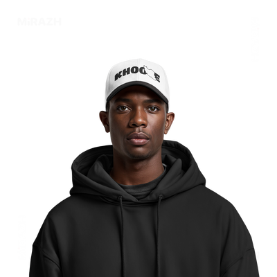 IranMyKhoone Snapback Caps 06 White Black DTF