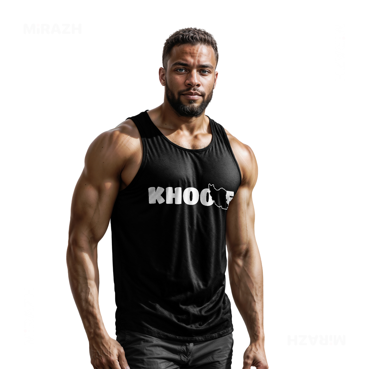 IranMyKhoone Tank Tops 02 Black