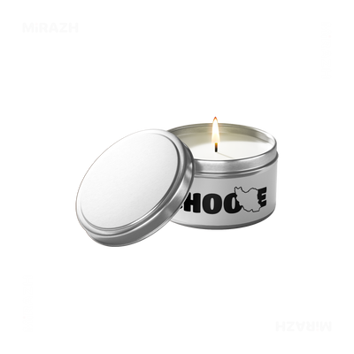 IranMyKhoone Tin Candle 01 Silver