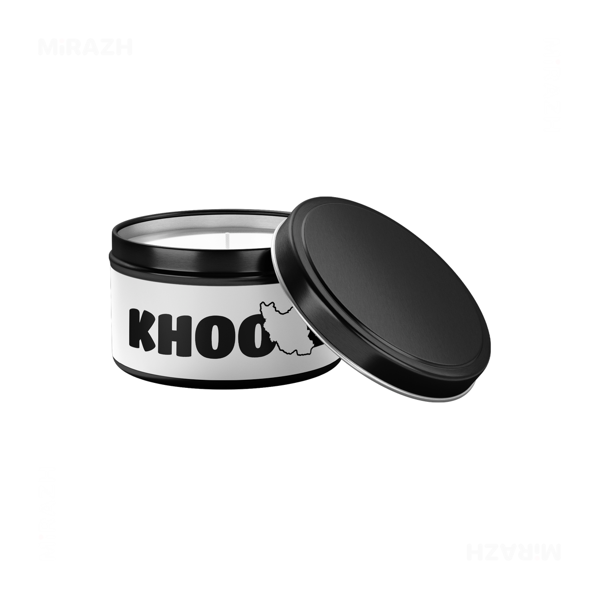 IranMyKhoone Tin Candle 03 Black