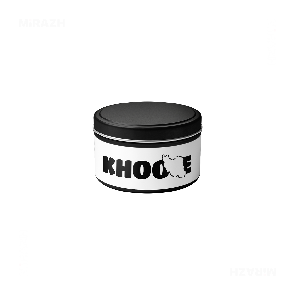 IranMyKhoone Tin Candle 04 Black