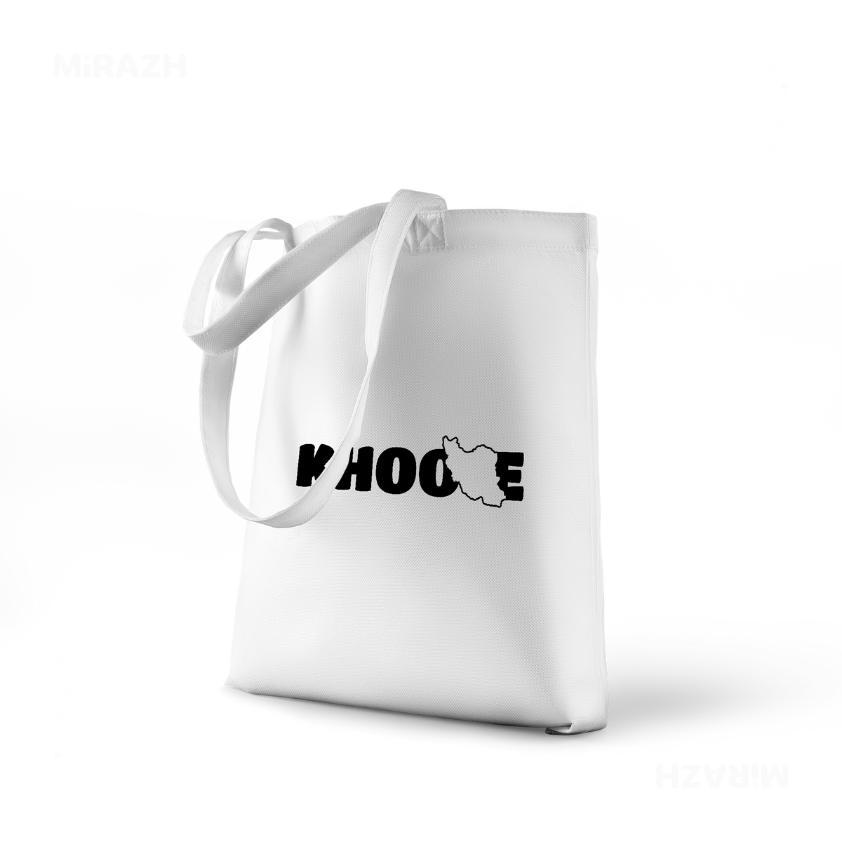 IranMyKhoone Tote Bags 01 White