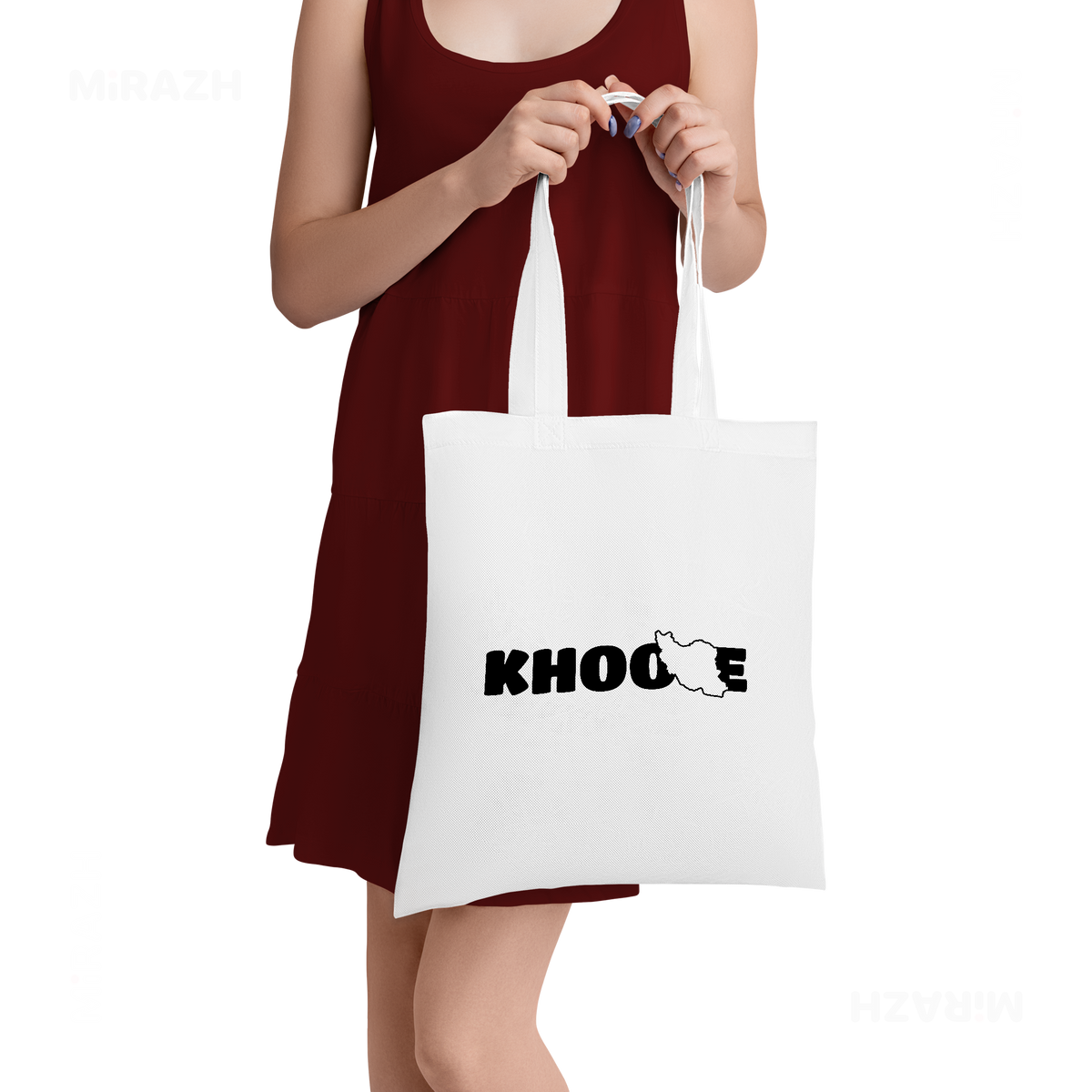 IranMyKhoone Tote Bags 05 White