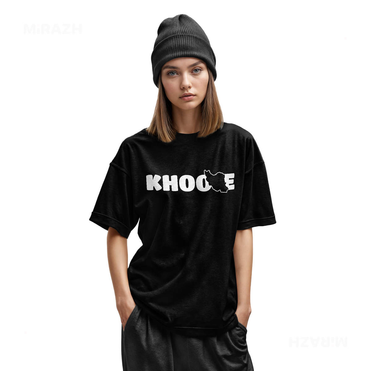 IranMyKhoone Youth T Shirt 02 Black