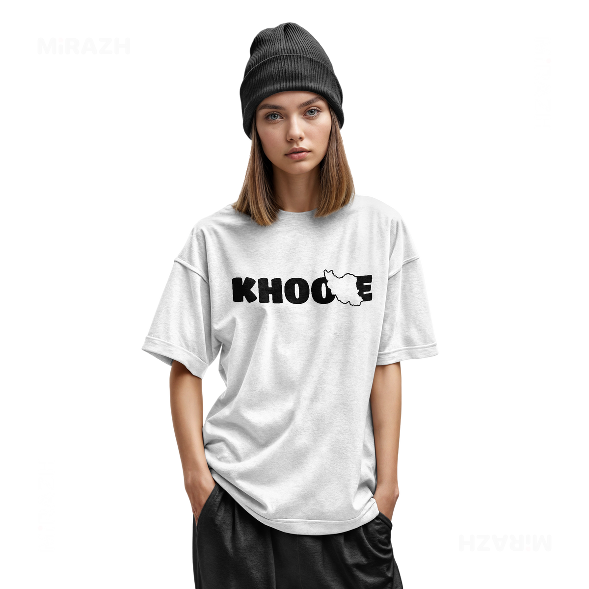 IranMyKhoone Youth T Shirt 02 White