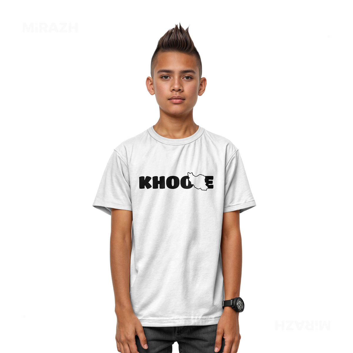 IranMyKhoone Youth T Shirt 03 White