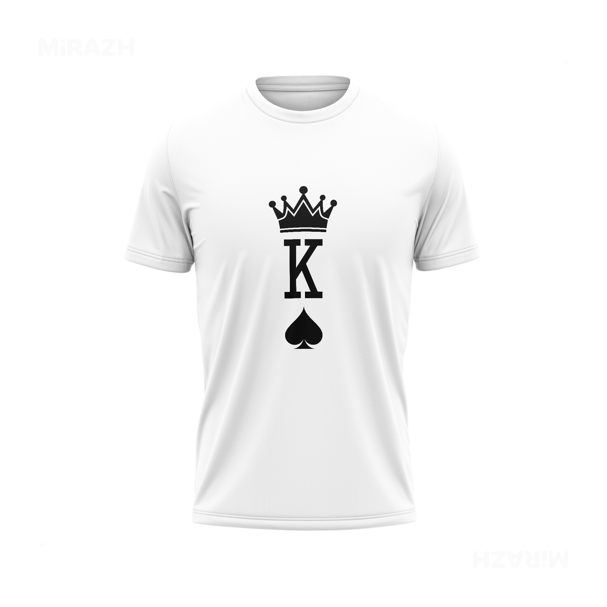 KingOfSpades Adult T Shirt 01 White