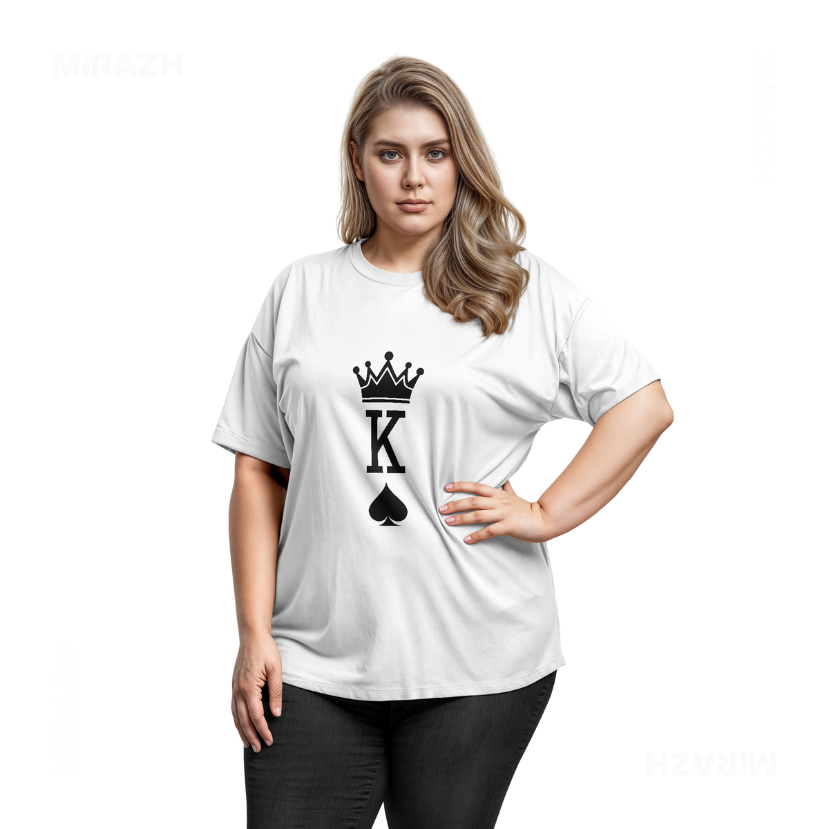 KingOfSpades Adult T Shirt 03 White