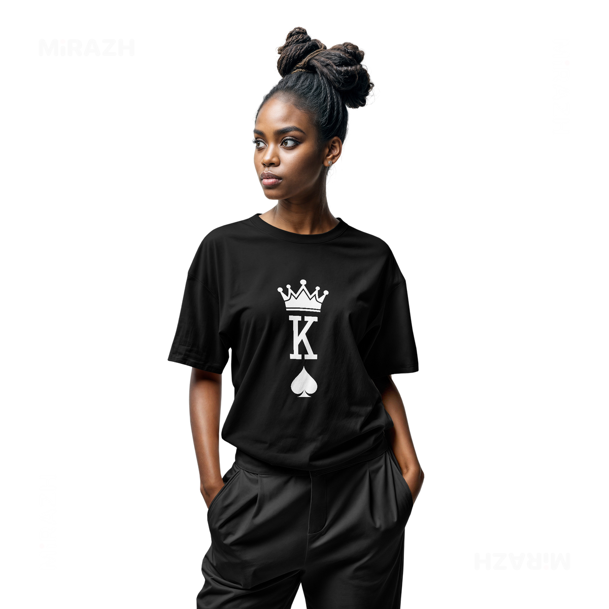 KingOfSpades Adult T Shirt 04 Black