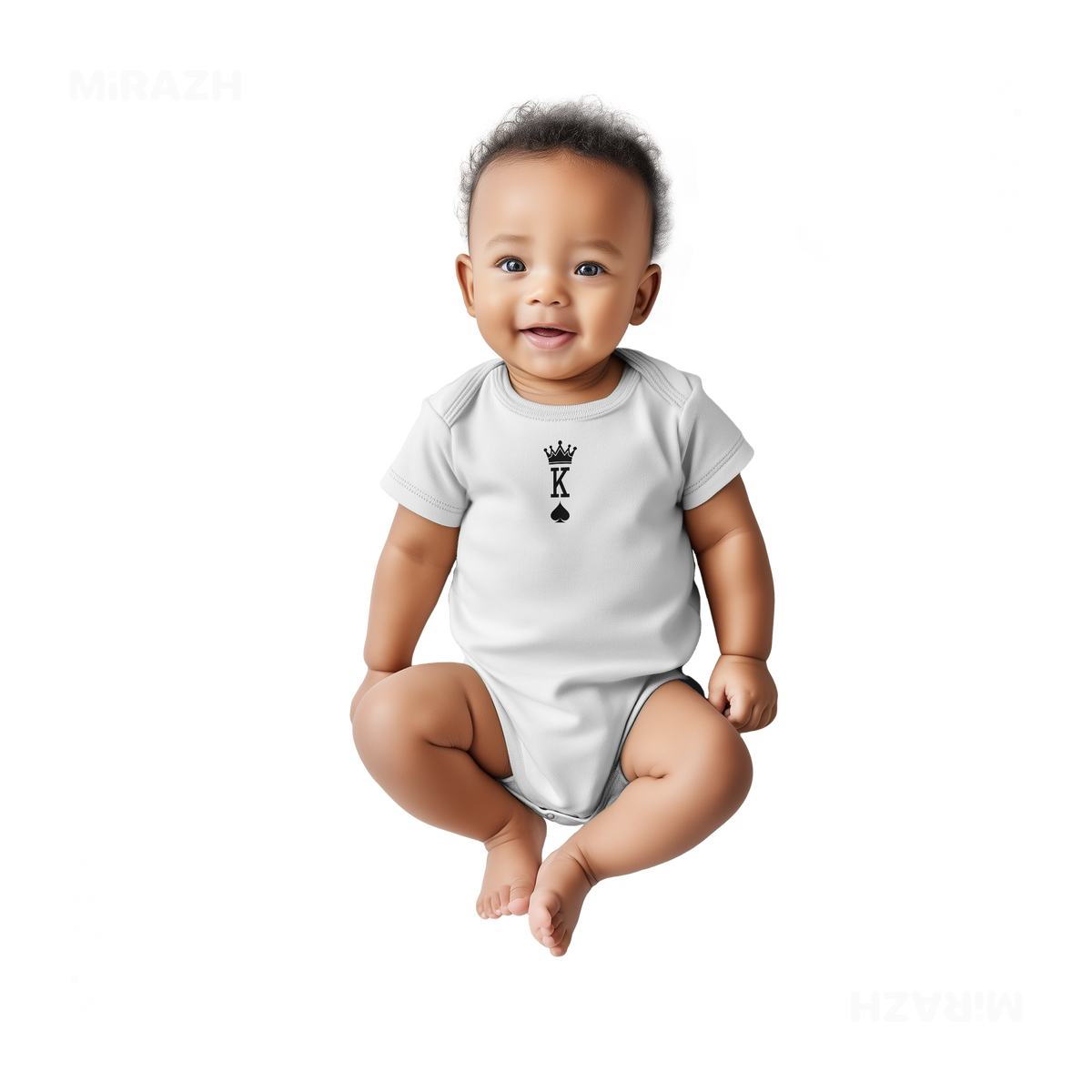 KingOfSpades Baby Onesies 05 White
