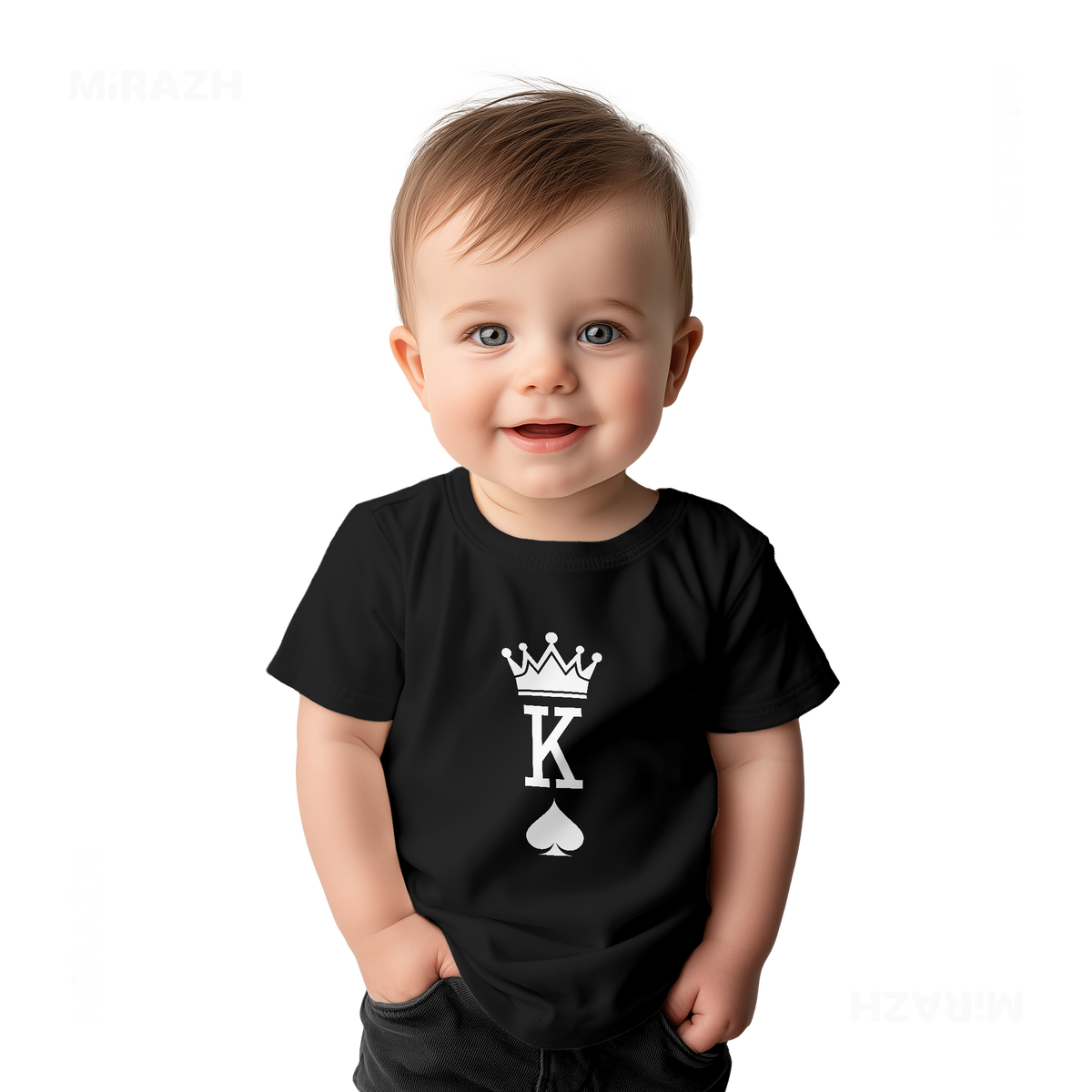KingOfSpades Baby T Shirt 03 Black